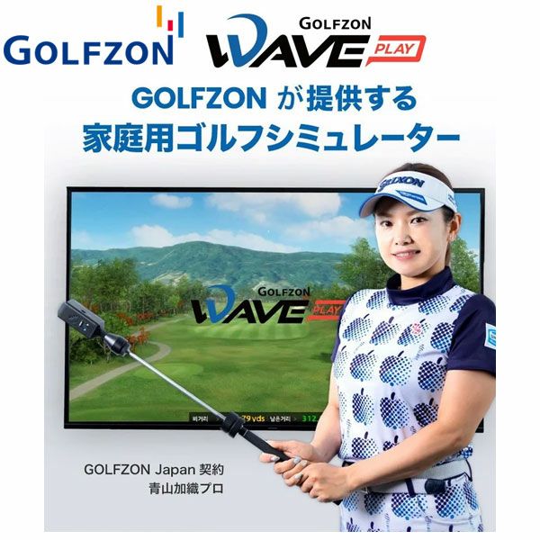 GOLFZON WAVE PLAY 家庭用 ゴルフシミュレーターの通販 テレ東 ...