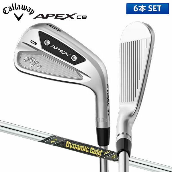 キャロウェイ APEX CB アイアンセット 6本組(5-P) Dynamic Gold MID115 