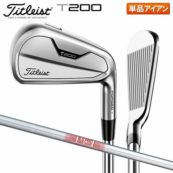 タイトリスト T200 アイアン単品 NSプロ 880 AMC スチール