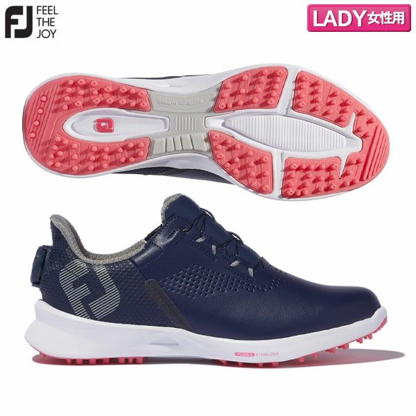 フットジョイ WOMEN'S FJ フューエル BOA ネイビー／ピンク23.5 FJ