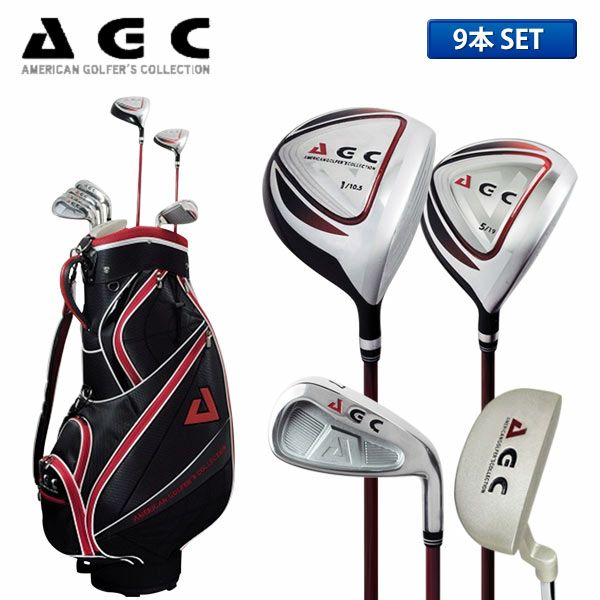 AGC AGCS-6781 クラブセット 9本組(1W,5W,6-P,S,PT)の通販 テレ東 