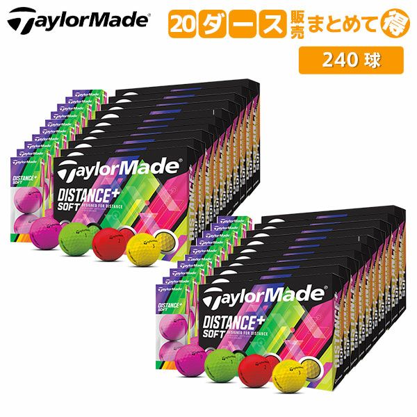 TaylorMade テーラーメイド ゴルフ ディスタンス プラス ソフト