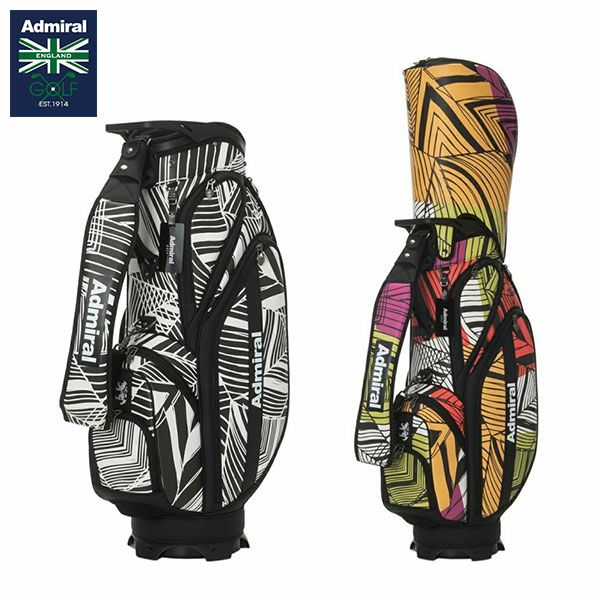 アドミラルゴルフ ジオメトリックパターン カート キャディバッグ ADMG5BC2 アドミラル ADMG5BC2 ジオメトリックパターン カート キャディバッグの
