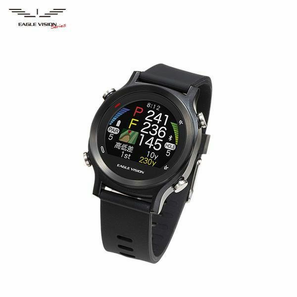 GPS ゴルフナビ ウォッチ EAGLE VISION watch 6 黒-